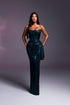 Elorie - Strapless dress with ruched detailing